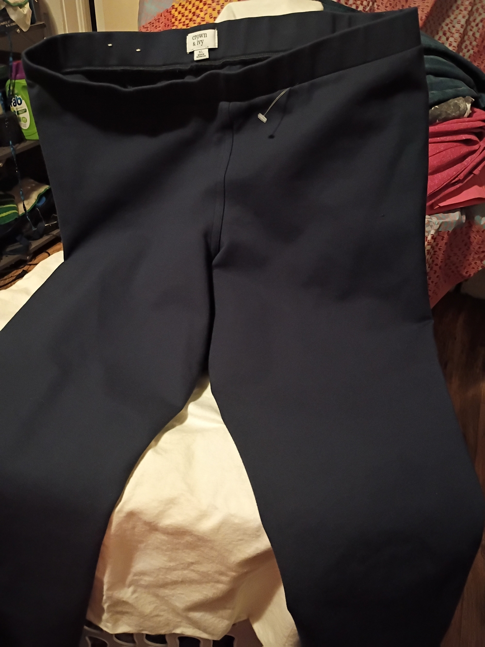 crown & ivy Navy Men’s Dress Pants - Slim Fit